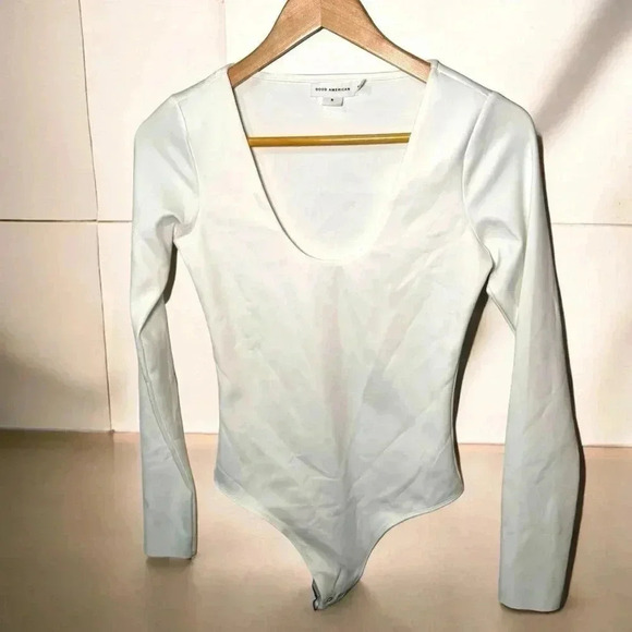 Good American SCUBA SCOOP NECK BODYSUIT S - Picture 3 of 6